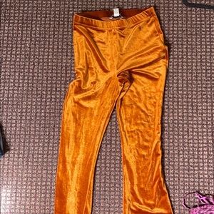 Top shop velvet pants